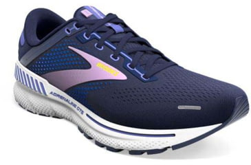 Image of Brooks Adrenaline GTS 22 Running Shoes - Womens, Medium, Peacoat/Blue Iris/Rhapsody, 6.5, 1203531B514.065