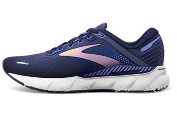 Image of Brooks Adrenaline GTS 22 Running Shoes - Womens, Medium, Peacoat/Blue Iris/Rhapsody, 6.5, 1203531B514.065