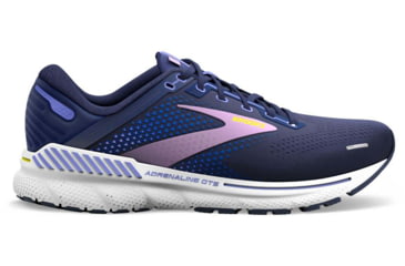 Image of Brooks Adrenaline GTS 22 Running Shoes - Womens, Medium, Peacoat/Blue Iris/Rhapsody, 6.5, 1203531B514.065