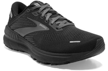 Image of Brooks Adrenaline GTS 22 Running Shoes - Womens, Medium, Black/Black/Ebony, 7.0, 1203531B020.070