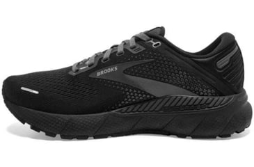 Image of Brooks Adrenaline GTS 22 Running Shoes - Womens, Medium, Black/Black/Ebony, 7.0, 1203531B020.070