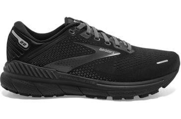 Image of Brooks Adrenaline GTS 22 Running Shoes - Womens, Medium, Black/Black/Ebony, 7.0, 1203531B020.070