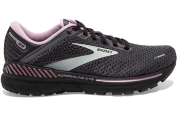 Image of Brooks Adrenaline GTS 22 Running Shoes - Womens, Medium, Pearl/Black/Metallic, 11.5, 1203531B015.115