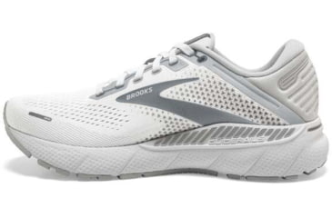 Image of Brooks Adrenaline GTS 22 Running Shoes - Womens, Medium, White/Oyster/Primer Grey, 9.0, 1203531B134.090