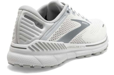 Image of Brooks Adrenaline GTS 22 Running Shoes - Womens, Medium, White/Oyster/Primer Grey, 9.0, 1203531B134.090