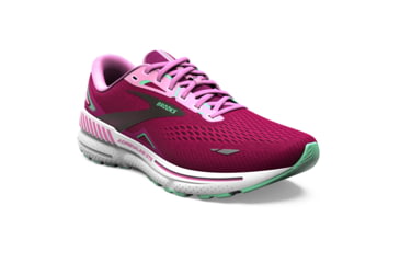 Image of Brooks Adrenaline GTS 23 Running Shoes - Womens, Pink/Festival Fuchsia/Black, 6 Narrow, 1203811B639.060