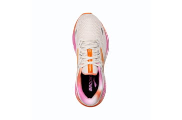 Image of Brooks Adrenaline GTS 23 Running Shoes - Womens, White Sand/Sunset/Fuchsia, 8.0, 1203811B117.080