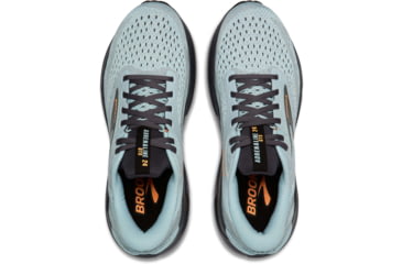 Image of Brooks Adrenaline GTS 24 Road Running Shoes - Mens, Winter Sky/Ebony/Orange, 9.0 US/Medium, 1104371D416.090