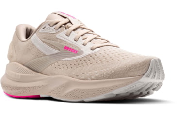 Image of Brooks Adrenaline GTS 24 Road Running Shoes - Womens, Chateau Grey/Coconut/Pink, 6.5 US/Medium, 1204261B159.065