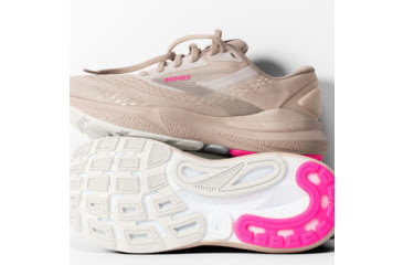 Image of Brooks Adrenaline GTS 24 Road Running Shoes - Womens, Chateau Grey/Coconut/Pink, 6.5 US/Medium, 1204261B159.065