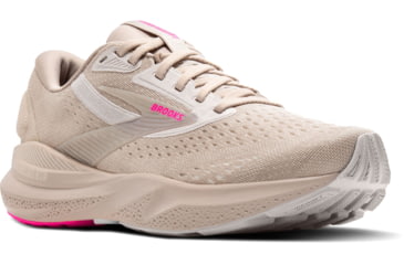 Image of Brooks Adrenaline GTS 24 Running Shoes - Womens, Chateau Grey/Coconut/Pink, 8 US, 1204261B159.080