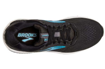 Image of Brooks Ariel 20 Running Shoes - Womens, Wide, Black/Ebony/Blue, 6.5, 1203151D064.065