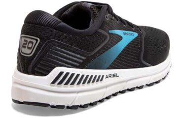 Image of Brooks Ariel 20 Running Shoes - Womens, Wide, Black/Ebony/Blue, 6.5, 1203151D064.065