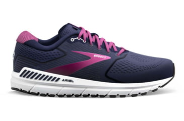 Image of Brooks Ariel 20 Running Shoes - Womens, Medium, Peacoat/Vivid Viola/White, 8.5, 1203151B491.085