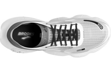 Image of Brooks Aurora-BL Running Shoes - Womens, Medium, White/Alloy/Black, 8.5, 1203541B108.085