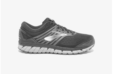 Image of Brooks Beast 18 Mens Road Running Shoes, Black/Grey/Silver, 8 US, Wide, 1102822E004.080