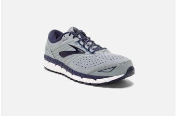 Image of Brooks Beast 18 Mens Road Running Shoes, Grey/Navy/White, 8 US, Wide, 1102822E015.080