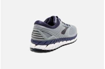 Image of Brooks Beast 18 Mens Road Running Shoes, Grey/Navy/White, 8 US, Wide, 1102822E015.080
