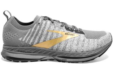 Image of Brooks Bedlam 2 Road Running Shoes - Mens, Grey/White/Gold, 12D, 1103081D091.120