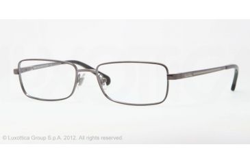 Image of Brooks Brothers BB 1012 BB1012 Progressive Prescription Eyeglasses 1150-54 - Gunmetal Frame, Demo Lens Lenses