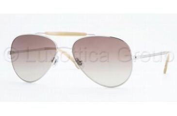 Image of Brooks Brothers Bifocal Sunglasses BB475S with Lined Bi-Focal Rx Prescription Lenses, Select Frame Color / Lens Diameter Silver Frame / 58 mm Prescription Lenses