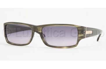 Image of Brooks Brothers BB722S Bifocal Sunglasses - Olive Horn Frame / 57 mm Prescription Lenses, 525211-5716