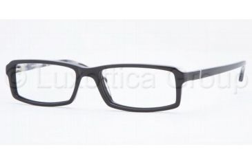Image of Brooks Brothers BB723 Bifocal Eyeglasses - Black/Black Horn Demo Lens Frame / 53 mm Prescription Lenses, 5336-5316