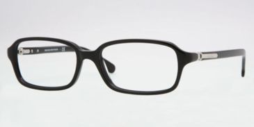 Image of Brooks Brothers BB731 SV Prescription Eyeglasses - Black Frame / 55 mm Prescription Lenses, 6000-5516