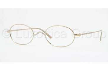 Image of Brooks Brothers BB1001 Progressive Prescription Eyeglasses 1001-5022 - Gold Frame