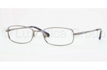 Image of Brooks Brothers BB1009 BB1009 Progressive Prescription Eyeglasses 1567-4717 - Gunmetal Frame, Gray Gradient Lenses