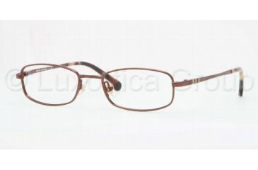 Image of Brooks Brothers BB1009 BB1009 Progressive Prescription Eyeglasses 1626-4717 - Chocolate Frame, Demo Lens Lenses