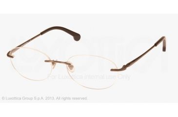Image of Brooks Brothers BB1023 Bifocal Prescription Eyeglasses 1631-52 - Brushed Olive Frame