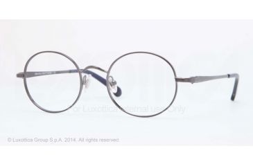 Image of Brooks Brothers BB1025 Bifocal Prescription Eyeglasses 1630-48 - Brushed Gunmetal Frame