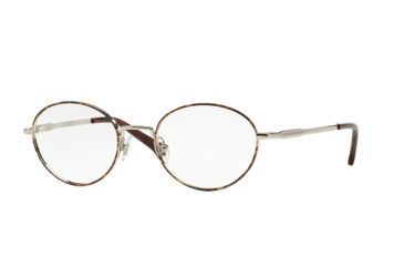Image of Brooks Brothers BB1032 Progressive Prescription Eyeglasses 1658-48 - Silver/Tort Frame
