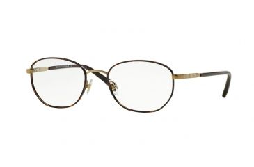 Image of Brooks Brothers BB1038 Progressive Prescription Eyeglasses 1667-52 - Gold/Tortoise Frame