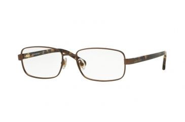 Image of Brooks Brothers BB1045 Bifocal Prescription Eyeglasses 1671-53 - Brown/retro Tort Frame