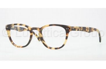 Image of Brooks Brothers BB2005 Single Vision Prescription Eyeglasses 6004-4720 - Spotty Tortoise Frame, Demo Lens Lenses