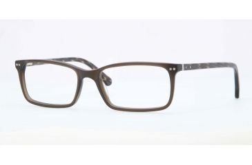 Image of Brooks Brothers BB2011 BB2011 Single Vision Prescription Eyeglasses 6051-54 - Olive Matte Frame, Demo Lens Lenses