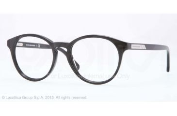 Image of Brooks Brothers BB2018 Progressive Prescription Eyeglasses 6000-51 - Black Frame