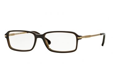Image of Brooks Brothers BB2022 Progressive Prescription Eyeglasses 6081-54 - Olive Matte Gold Frame
