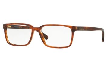 Image of Brooks Brothers BB2032 Prescription Eyeglasses 6119-55 - Dark Brown Horn Frame