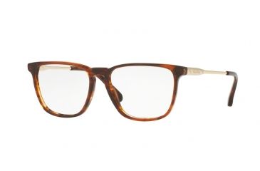 Image of Brooks Brothers BB2034 Single Vision Prescription Eyeglasses 6102-52 - Brown Horn/gold Frame