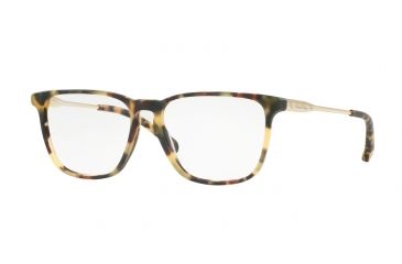 Image of Brooks Brothers BB2034 Single Vision Prescription Eyeglasses 6125-52 - Matte Spotty Tort/gold Frame