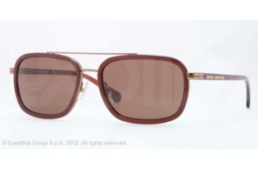 Image of Brooks Brothers BB4017 Single Vision Prescription Sunglasses BB4017-153373-56 - Lens Diameter 56 mm, Frame Color Copper/burgundy