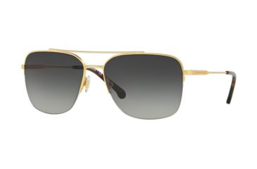 Image of Brooks Brothers BB4047 Prescription Sunglasses, 60mm, Satin Gold, BB4047-165411-60-SV