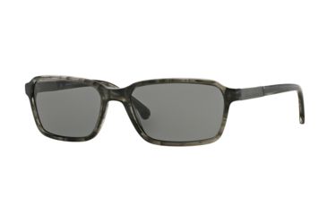 Image of Brooks Brothers BB5025S Single Vision Prescription Sunglasses BB5025S-609087-58 - Lens Diameter 58 mm, Frame Color Black Horn/lt Gunmetal