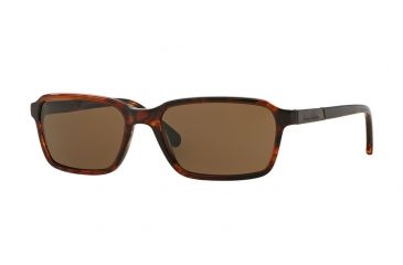 Image of Brooks Brothers BB5025S Single Vision Prescription Sunglasses BB5025S-609273-58 - Lens Diameter 58 mm, Frame Color Brown Horn/dk Brown