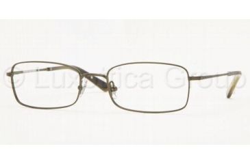 Image of Brooks Brothers Eyeglasses BB456 with Rx Prescription Lenses 1122-5319 - Matte Green 
