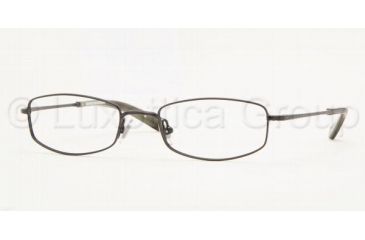 Image of Brooks Brothers Eyeglasses BB457 with No-Line Progressive Rx Prescription Lenses, Select Frame Color / Lens Diameter Matte Black Frame / 53 mm Prescription Lenses