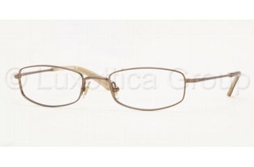Image of Brooks Brothers Eyeglasses BB457 with No-Line Progressive Rx Prescription Lenses, Select Frame Color / Lens Diameter Brown Frame / 51 mm Prescription Lenses